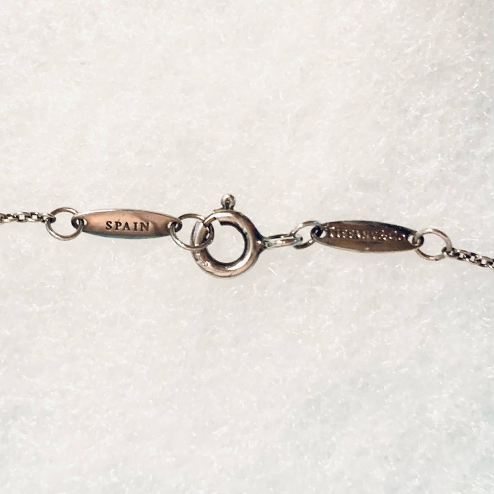 TIFFANY & CO. Diamonds by the Yard Single Diamond Pendant (Sterling Silver) - Picture 3 of 6